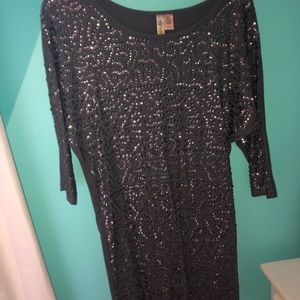 Grey sparkly dress